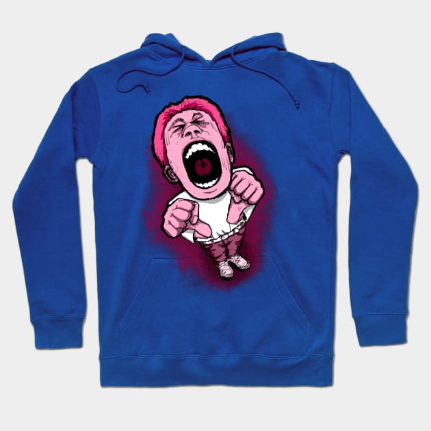 Screaming Man Hoodie by cjboco